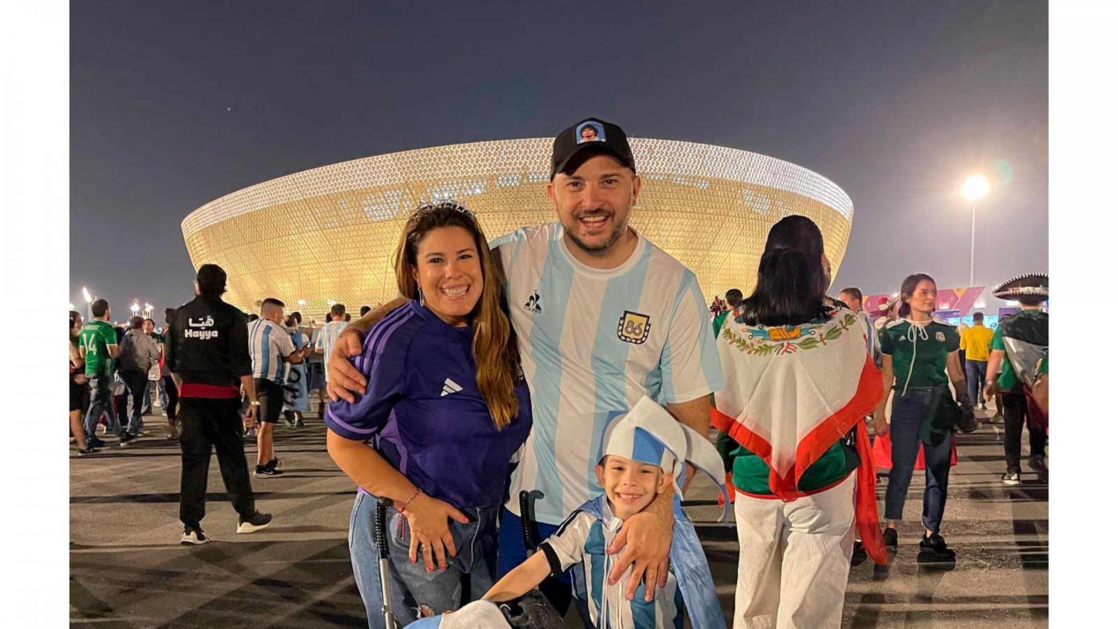Brancatelli y su familia chocaron en Qatar