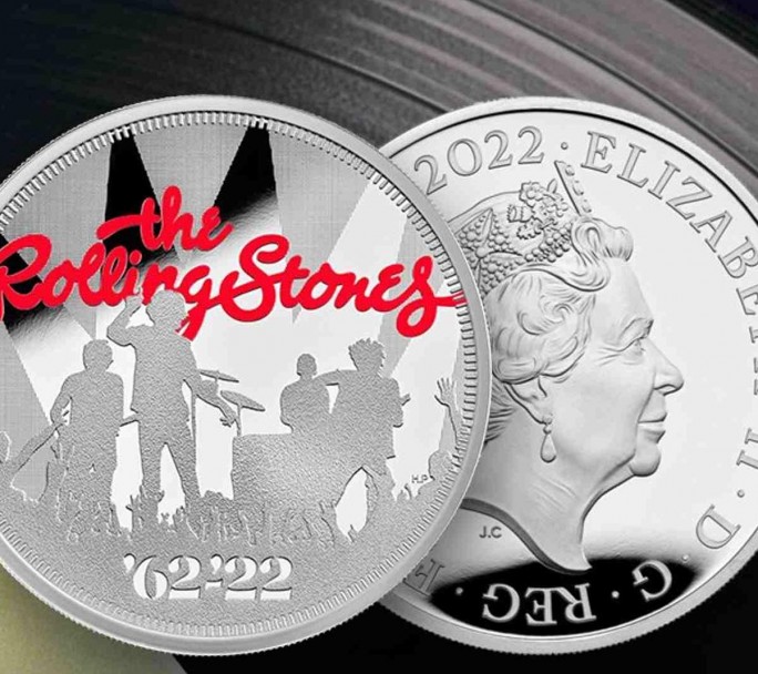 UK lanzó una moneda en conmemoración a los Rolling Stones