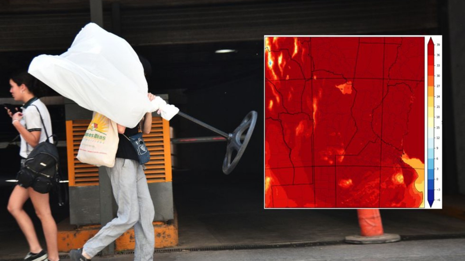 Esta semana se esperan máximas que ronden en los 39° en Capital Federal y alrededores