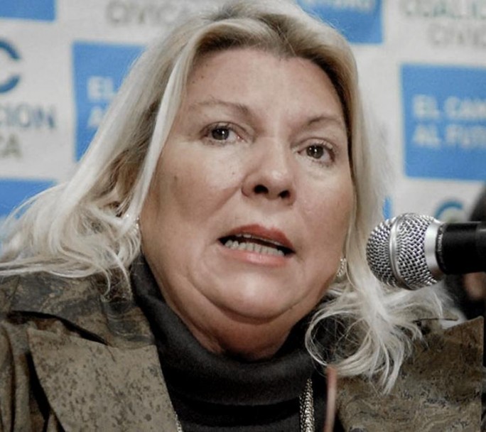 "Lilita" Carrió no apoyará a Macri al argumentar que ni el ni la vicepresidenta "gana en segunda vuelta".