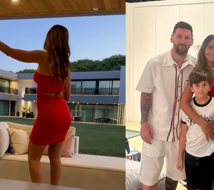 La Navidad de Leo Messi en Rosario junto a su familia y amigos
