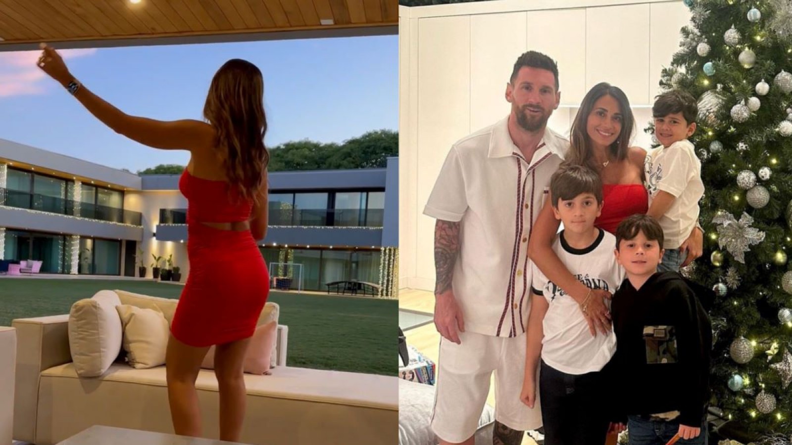 La Navidad de Leo Messi en Rosario junto a su familia y amigos