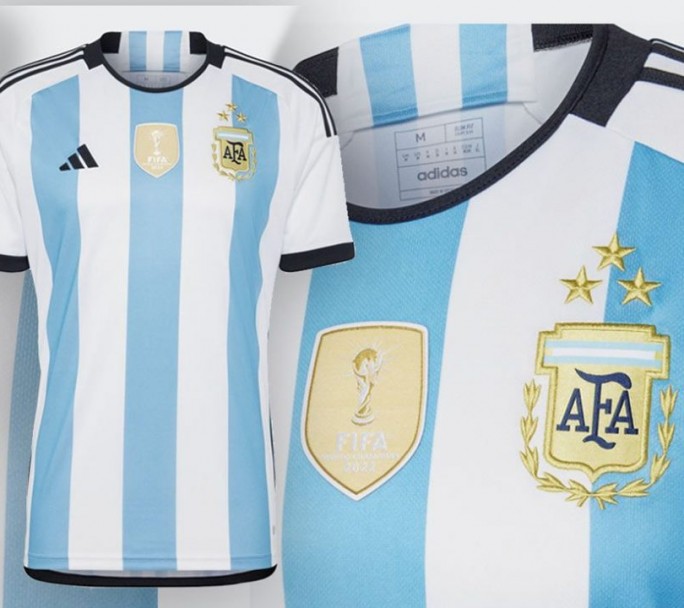 La nueva camiseta de la Selección con tres estrellas se agotó a las horas de su lanzamiento