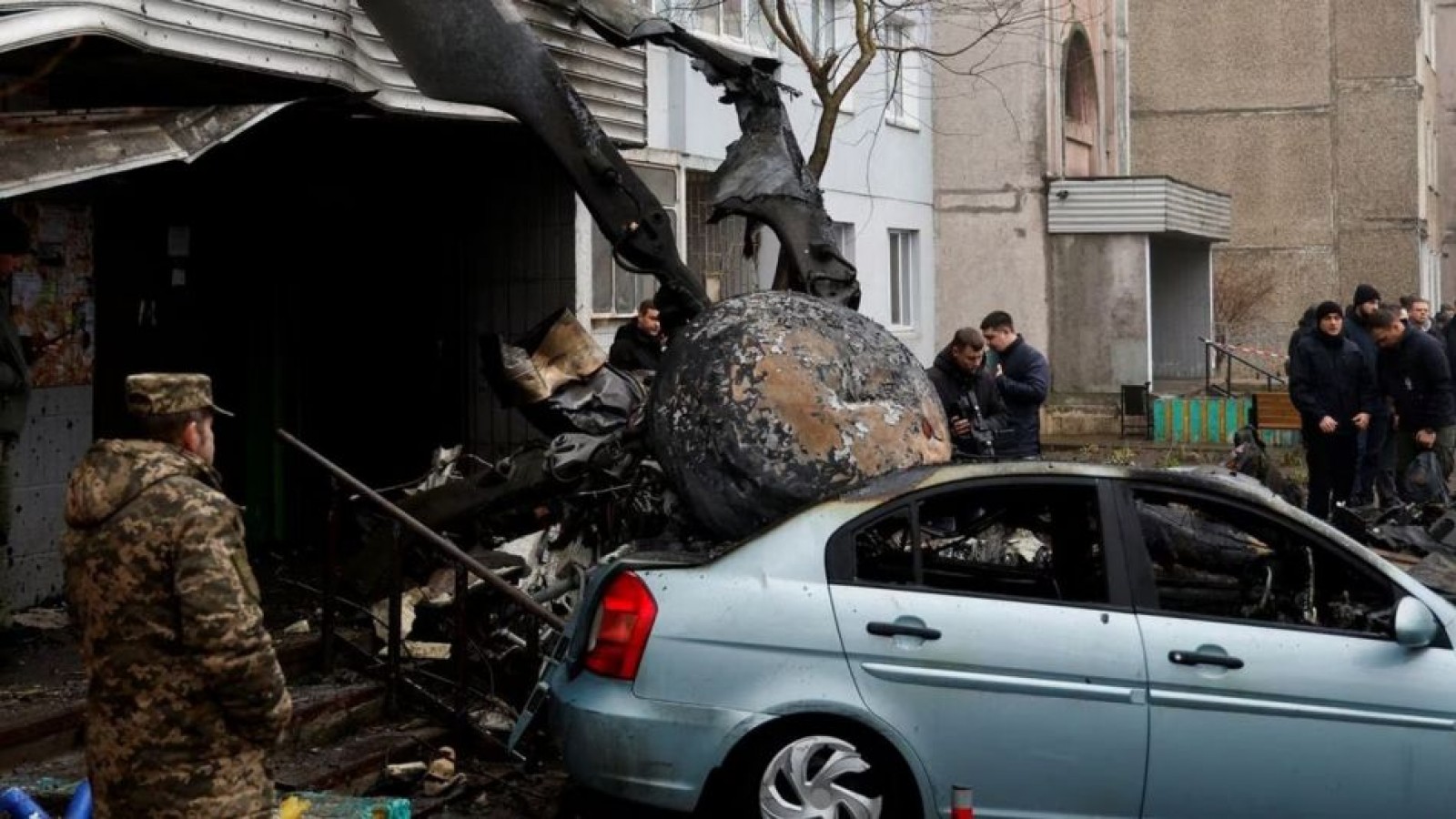 Tras un accidente de helicóptero murió el Ministro de Interior de Ucrania