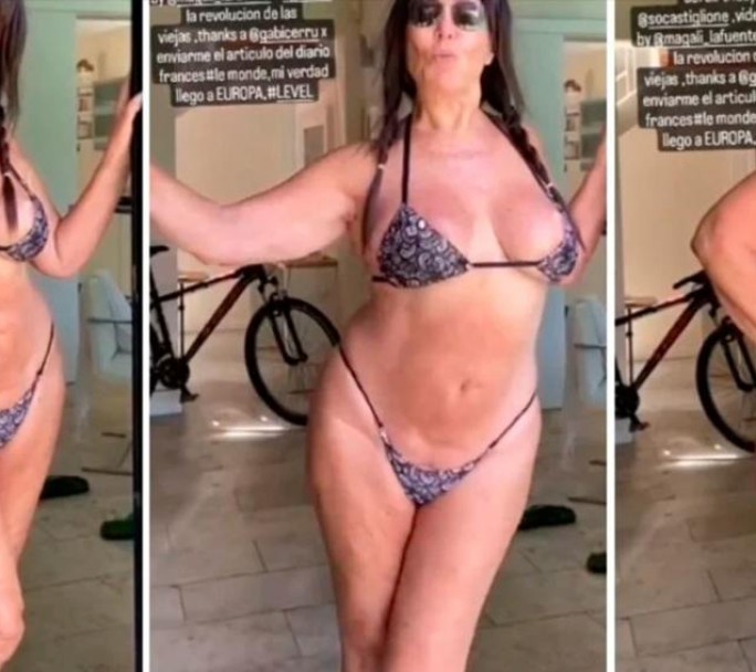 Moria Casán volvió a mostrarse en bikini "Es la revolución de las viejas"