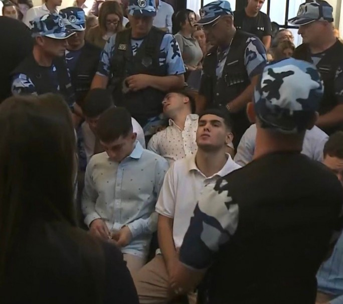 La condena a los rugbiers: desmayos, perpetua y rostros desencajados