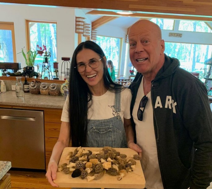 Demi Moore se mudó junto a Bruce Willis debido a su enfermedad