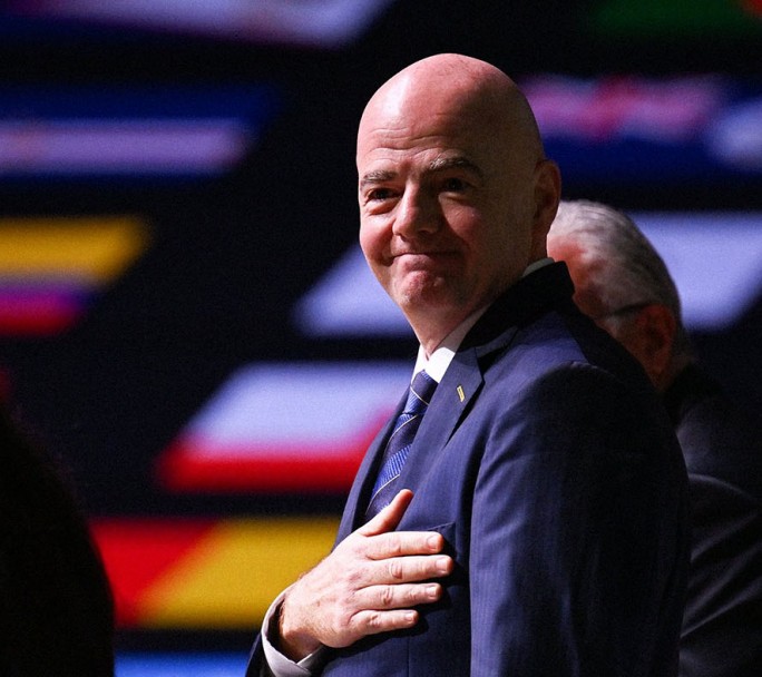 Infantino fue reelecto como presidente de la FIFA durante el 73º congreso de la organización