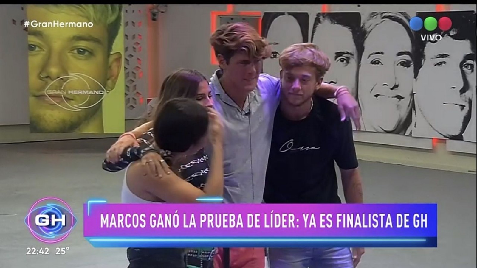 Marcos se consagró como el primer finalista de GH 2022 luego de vencer en la prueba del líder