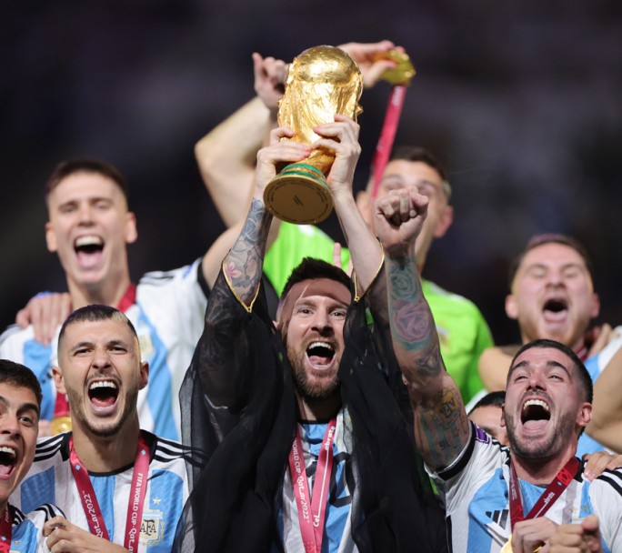 La Selección argentina alcanzó hoy el primer puesto del ranking FIFA