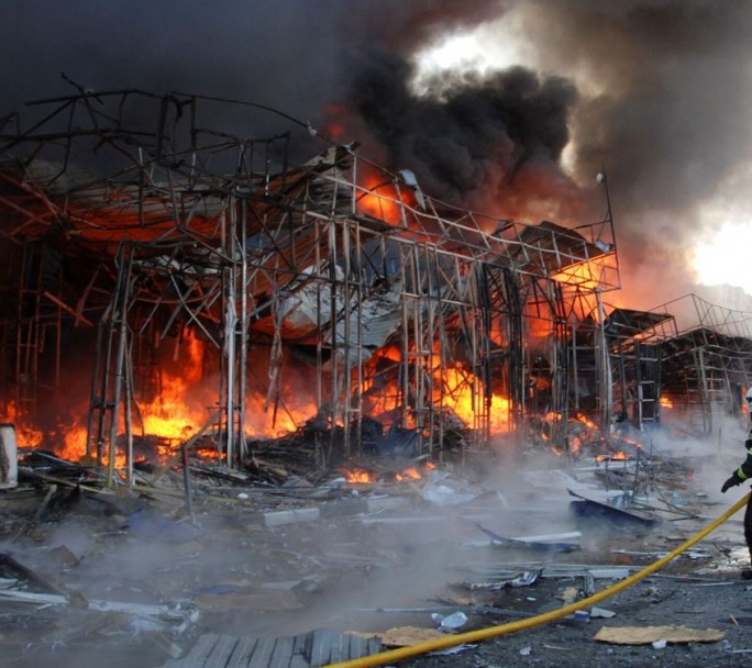 El ejército ruso bombardeó ciudades de Ucrania