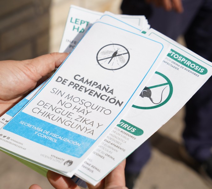 Vicente López realiza jornadas de prevención de Dengue