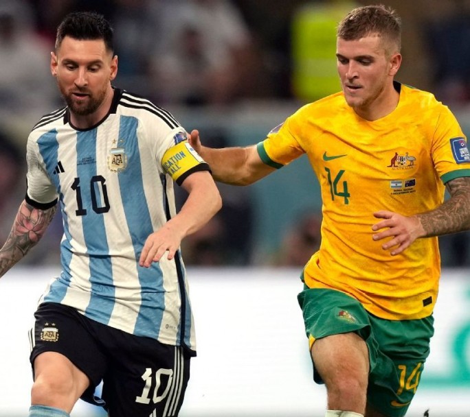 Argentina venció a Australia en el amistoso con un Messi increíble