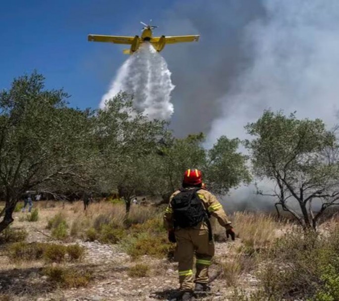 La gran ola de calor en Europa dejó muertos y evacuados