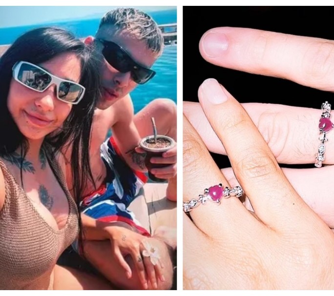 María Becerra le pidió matrimonio a su novio en sus vacaciones