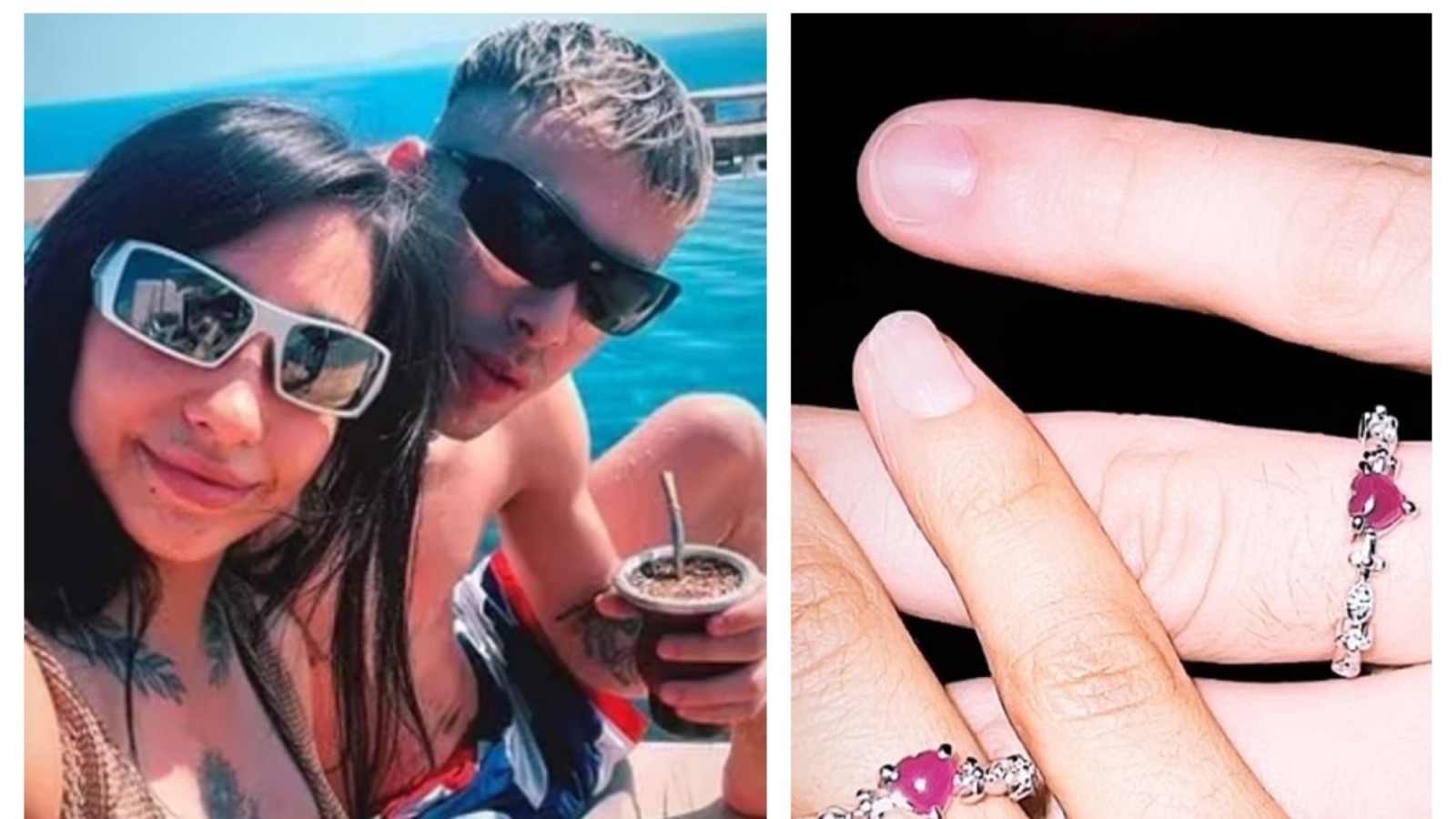 María Becerra le pidió matrimonio a su novio en sus vacaciones