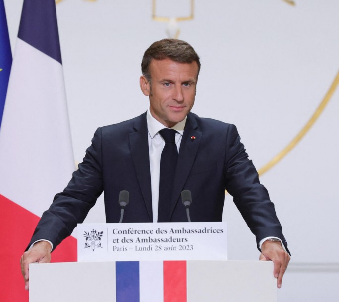 Emmanuel Macron advierte sobre un "riesgo de debilitamiento" de Europa