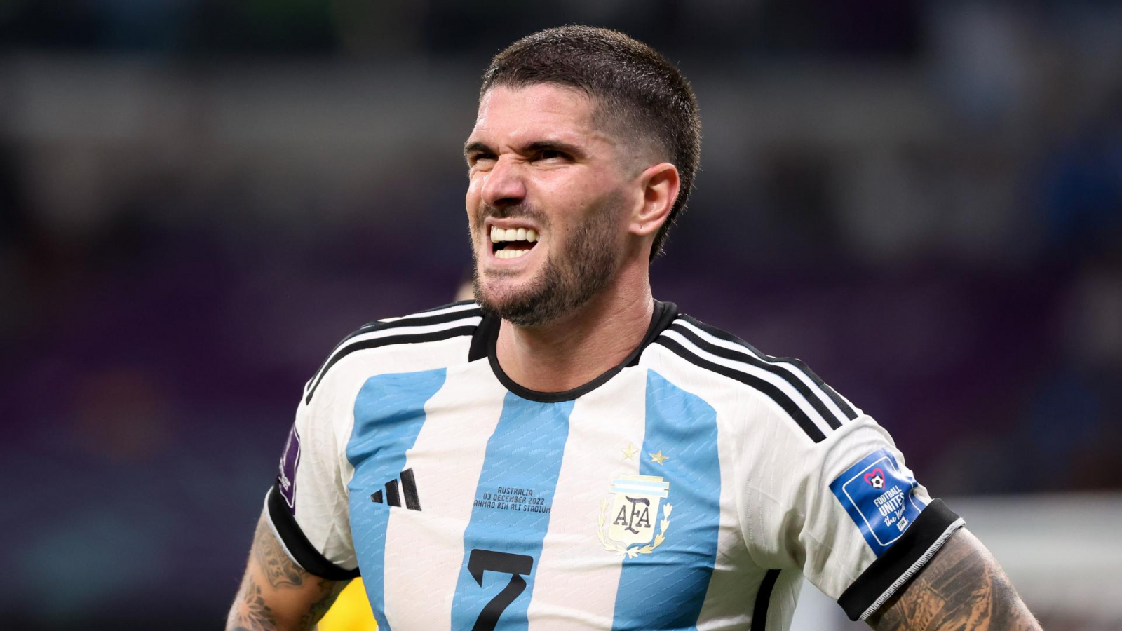 De Paul se desgarró en el último partido con la Selección argentina