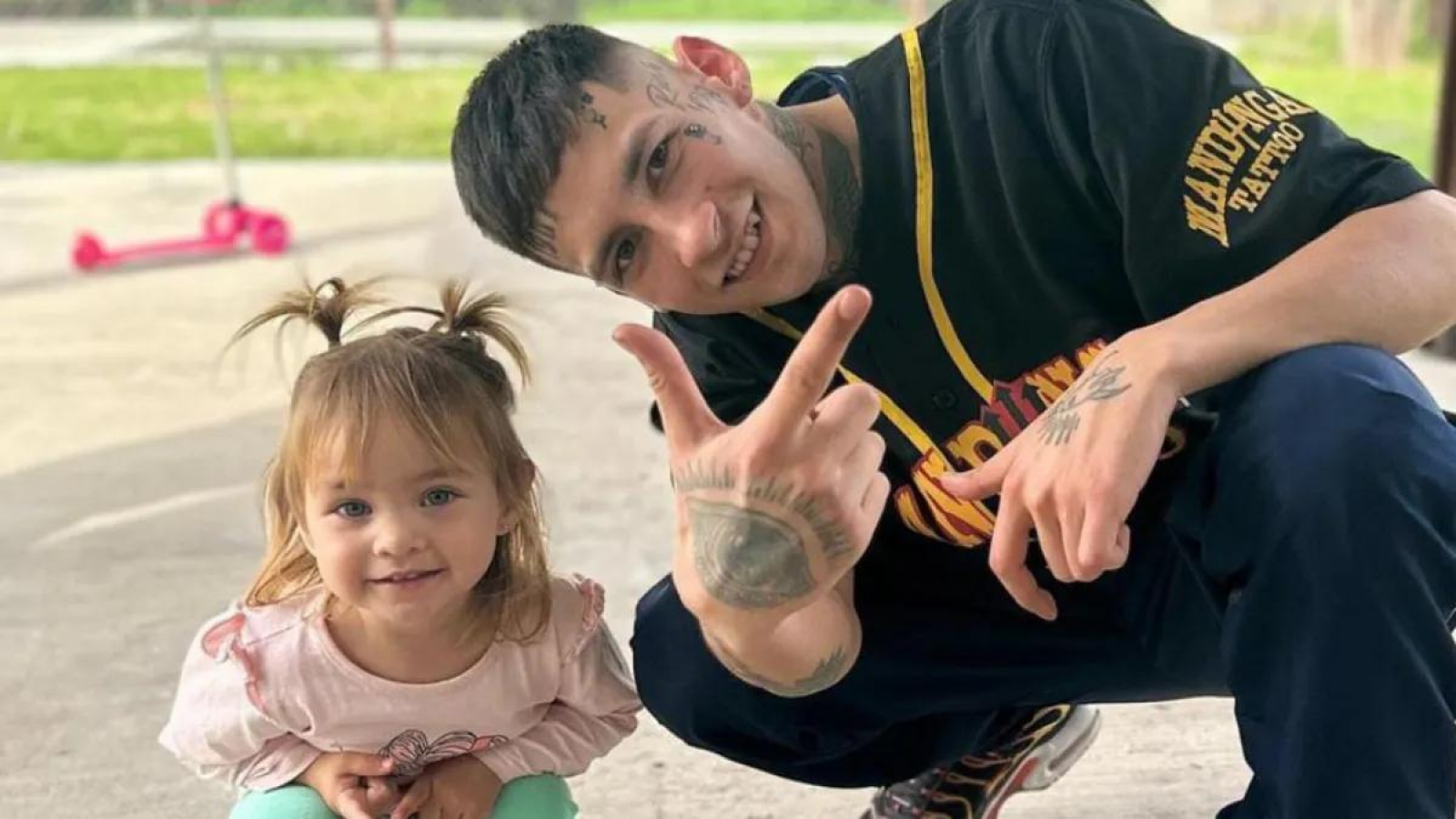 El regalo que le hizo L-Gante a su hija tras salir de la cárcel