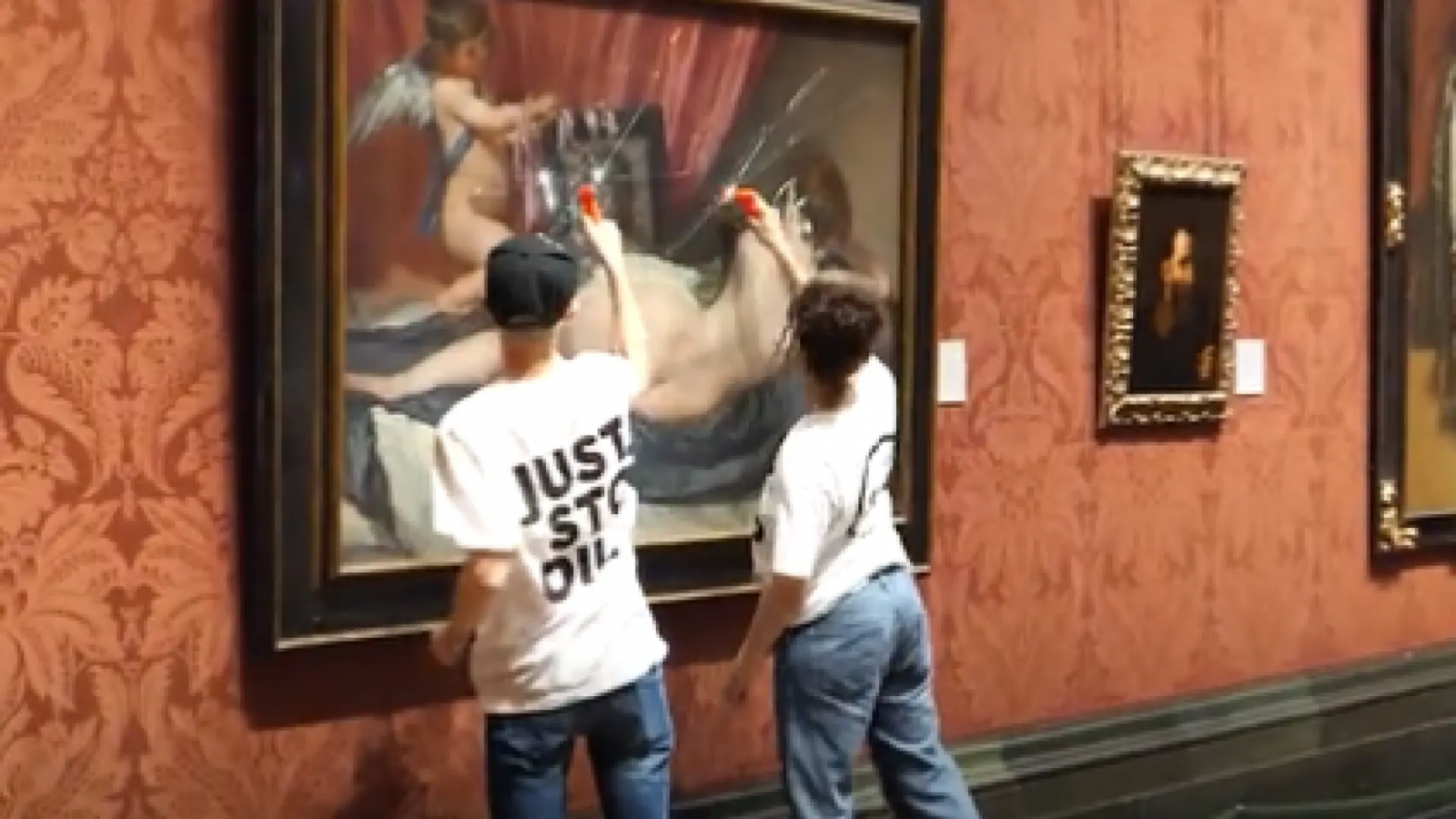 Atacaron a martillazos a La Venus del espejo de Velázquez en la National Gallery