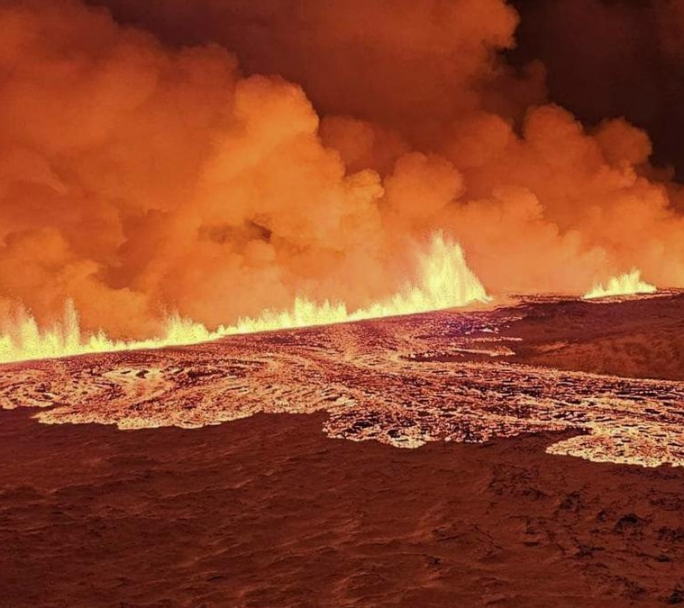 Islandia: una erupción volcánica provocó medidas de emergencia