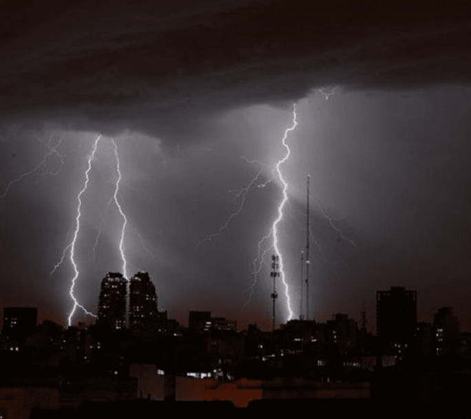 Alerta naranja hoy en varias provincias por tormentas y granizo