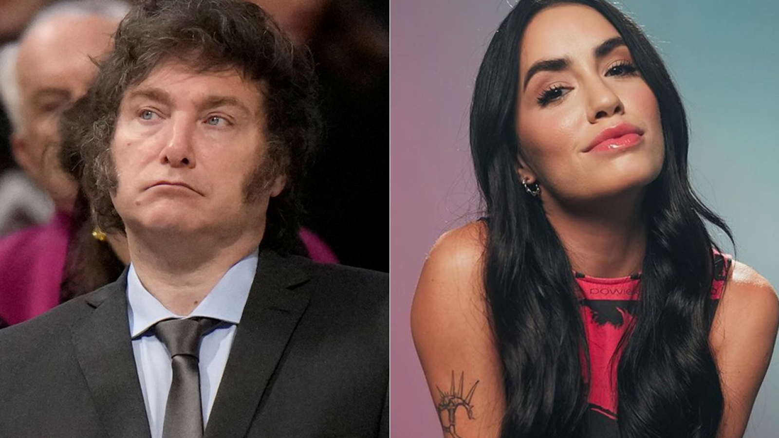 Los famosos que apoyan a Lali en su cruce con Javier Milei