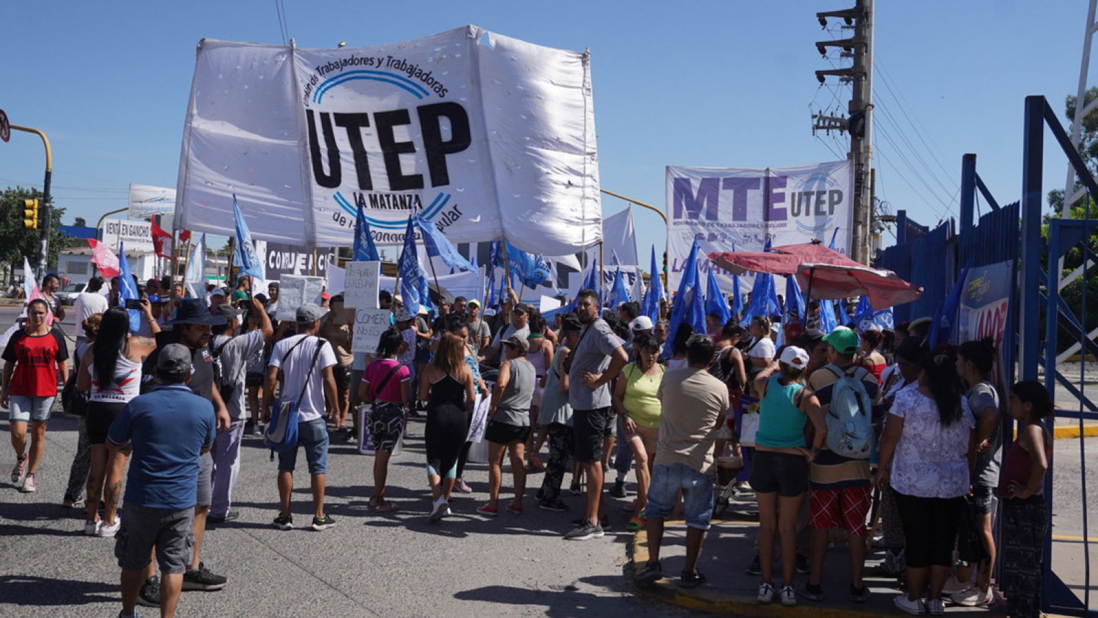 Organizaciones sociales retoman las calles contra el Gobierno por asistencia alimentaria a comedores