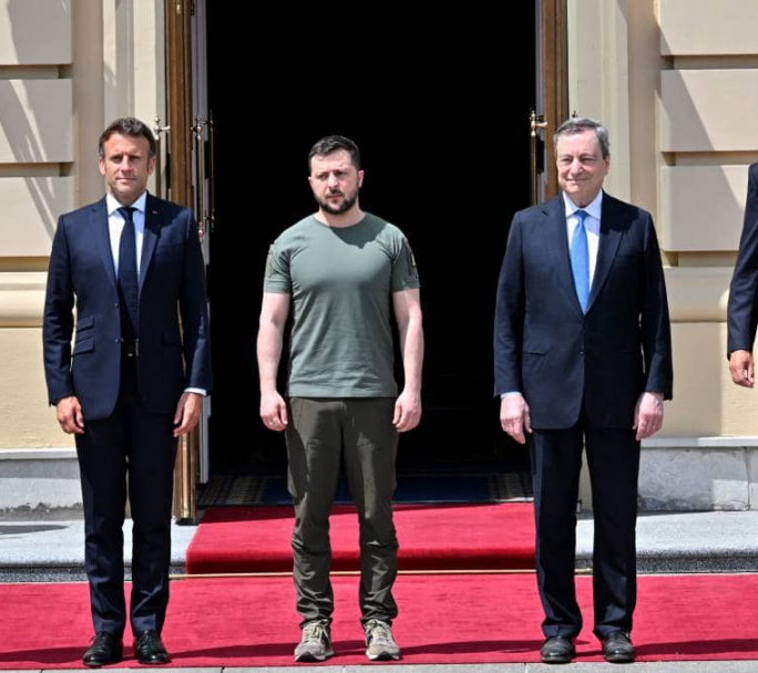 "Hasta que Ucrania sea libre," el respaldo de los lideres Europeos en Kiev