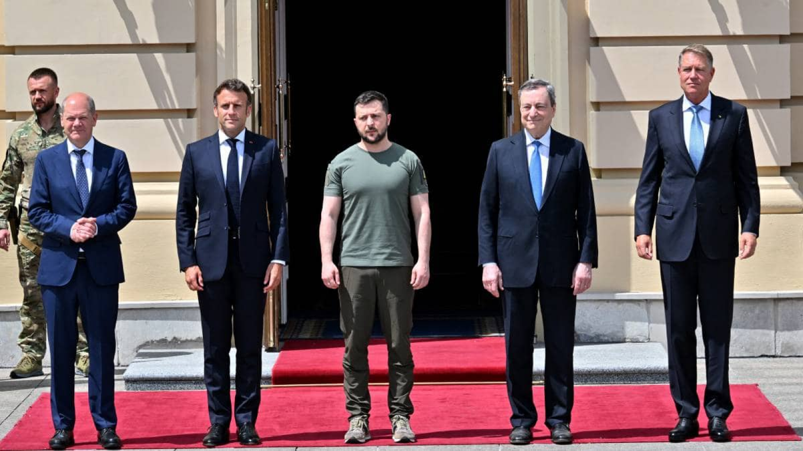 "Hasta que Ucrania sea  libre," el respaldo de los lideres  Europeos  en Kiev