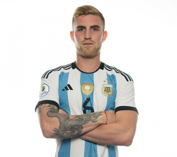 Valentini fue convocado a la Selección Mayor