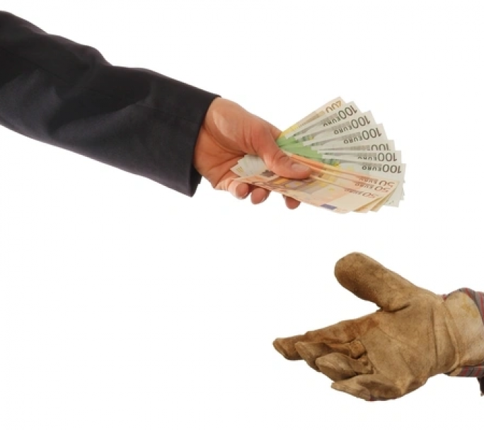 Fuerte caída de los salarios desde Diciembre cayeron un 18 %