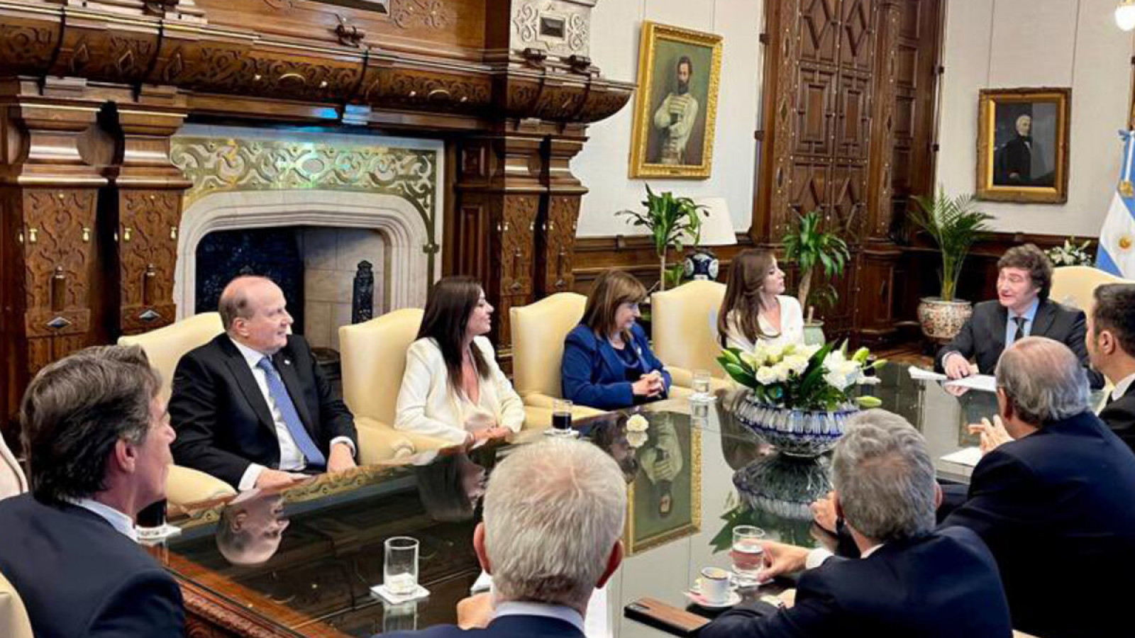 Reunión de Milei y su Gabinete ante la escalada de violencia en Rosario