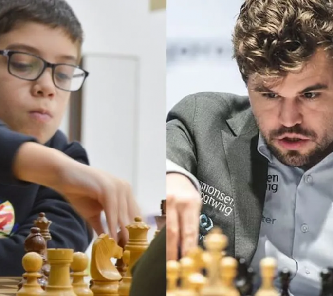Es Argentino y con solo 10 años le gano al campeón mundial de Ajedrez