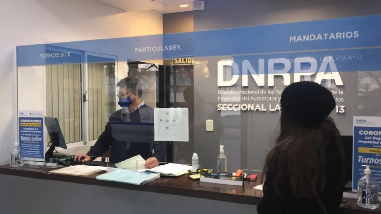 L empleados de los Registros del Automotor levantaron el Paro