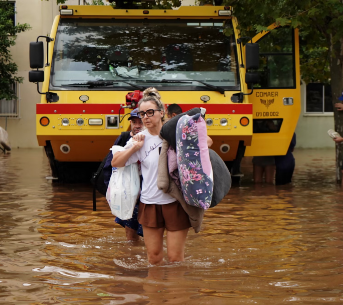 Desastre en el sur de Brasil por las inundaciones