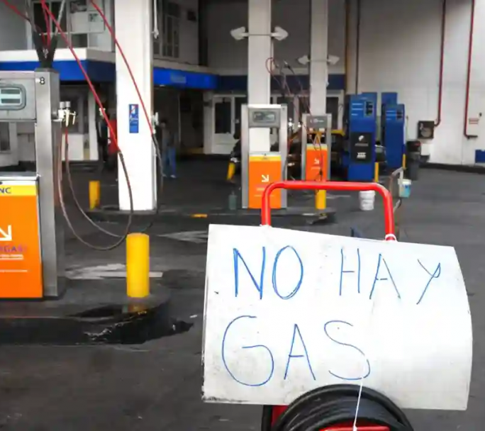 Se estima que en la madrugada de este miércoles vuelve el servicio de gas