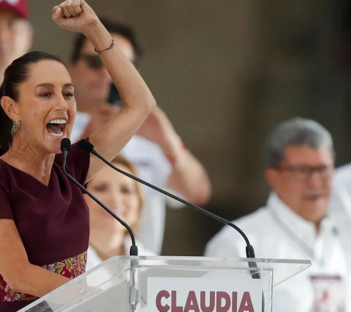 La candidata oficialista Claudia Sheinbaum arraso en las elecciones en Mexico