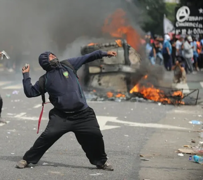 Ramona Tolaba está detenida  por los disturbios en el Senado