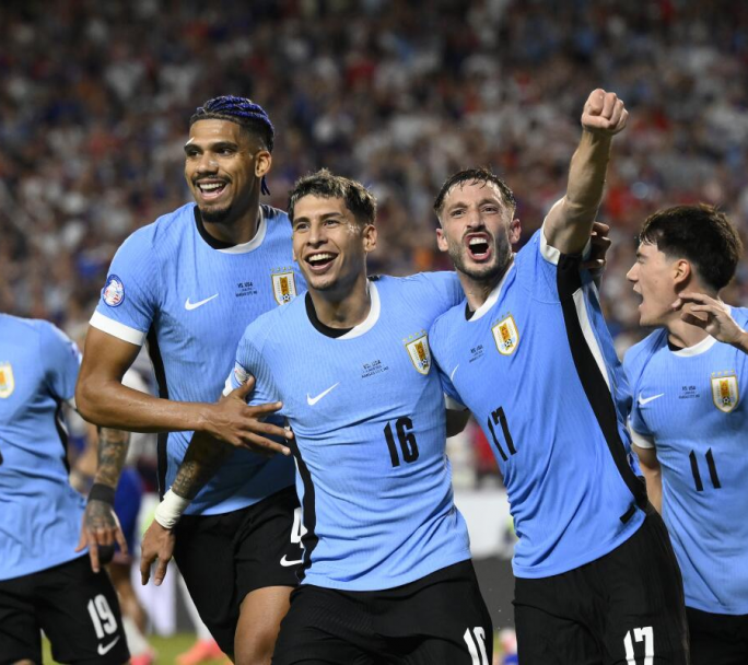 Uruguay derrotó a Estados Unidos y lo dejó afuera de la Copa América