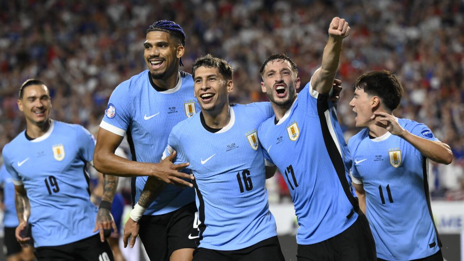 Uruguay derrotó a Estados Unidos y lo dejó afuera de la Copa América
