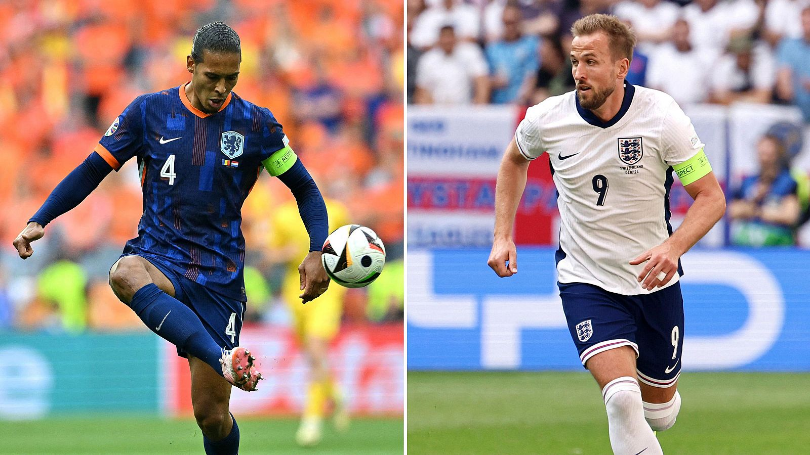 Semifinales en la Eurocopa , se miden Países Bajos con Inglaterra