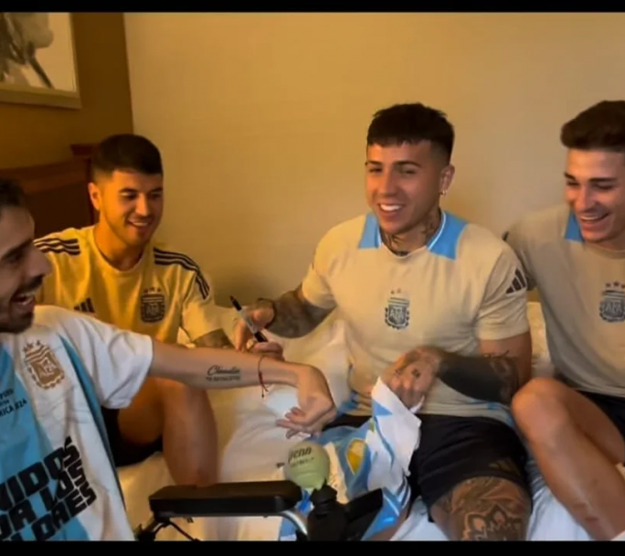 Julián Álvarez, Enzo Fernández y Exequiel Palacios le cumplieron el sueño a Juancito