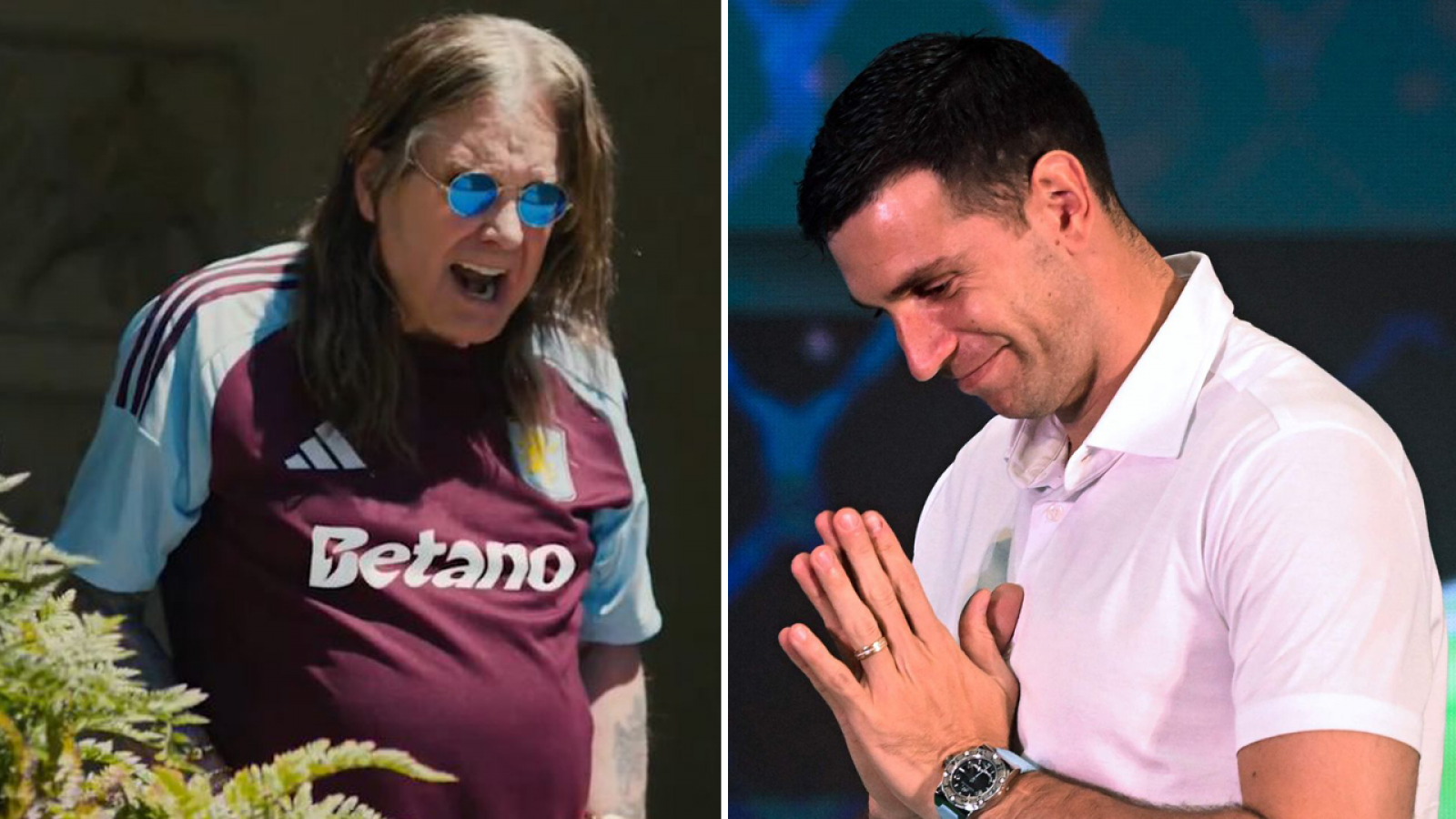 El "Dibu" Martínez, Ozzy Osbourne: los protagonistas de la nueva camiseta del Aston Villa