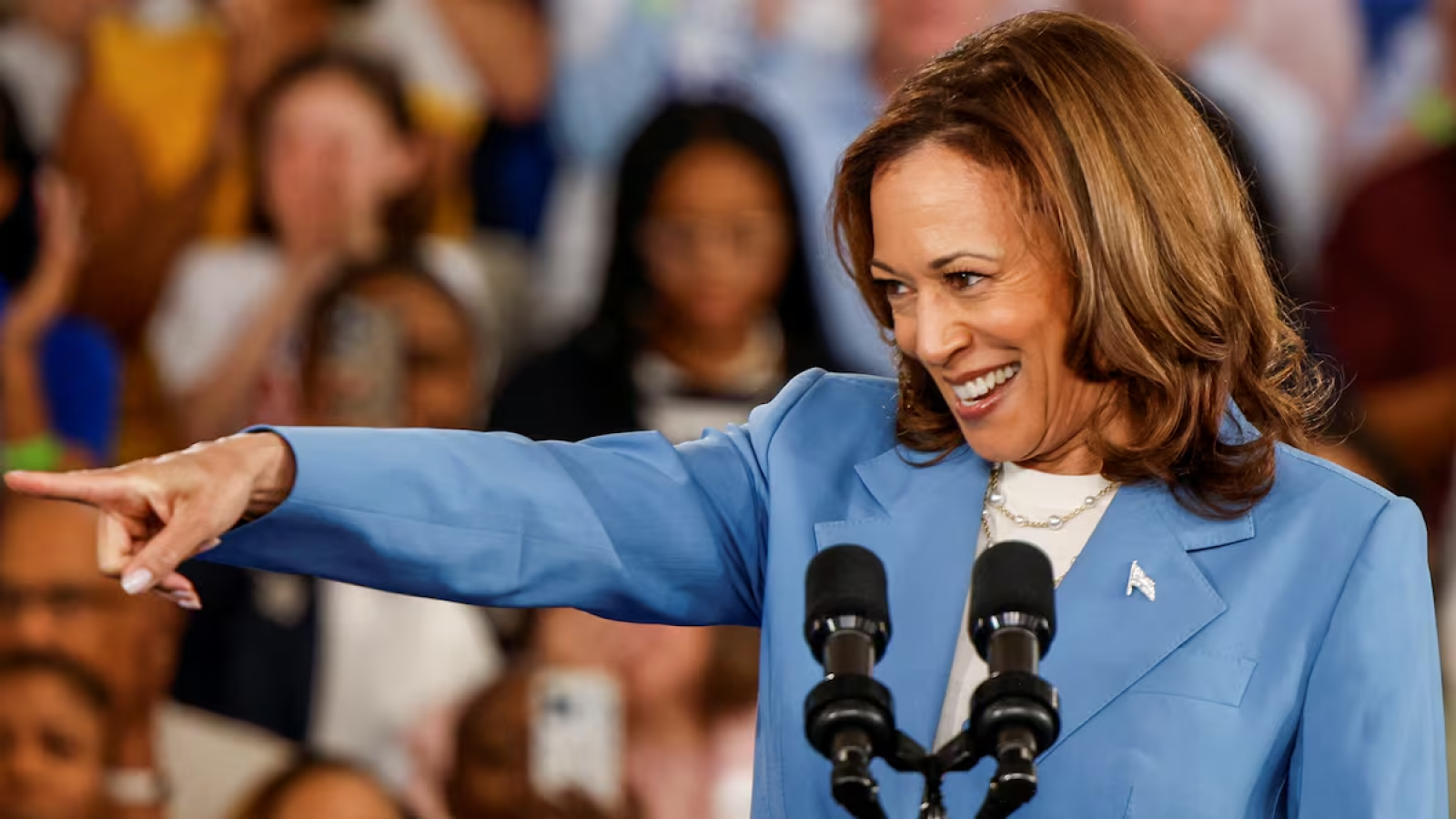 El Partido Democrata de EEUU volvió a nominar a Kamala Harris