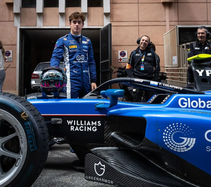 Días y hurarios del debut de Colapinto en la Formula 1
