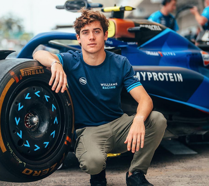 Colapinto quedó decimoséptimo en su primera práctica libre en la Fórmula 1