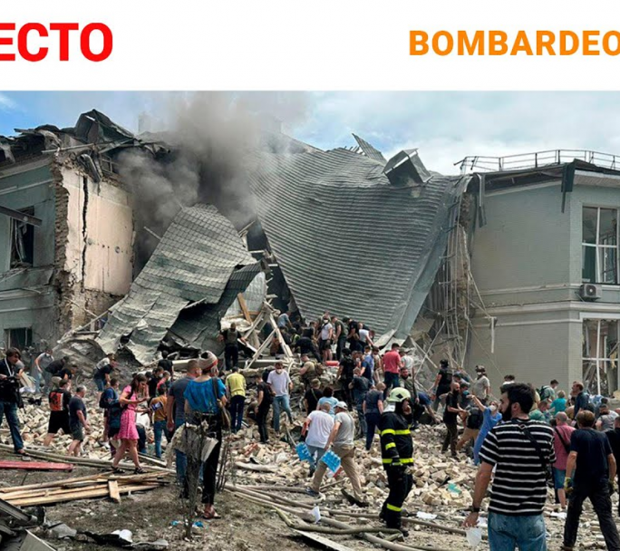 Nuevo ataque Ruso a Ucrania con Mísiles y Drones , el blanco fue Kiev