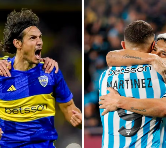 Racing Club recibe a Boca Juniors en la Liga profesional de Fútbol