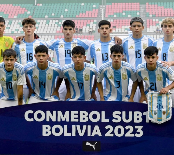 La Selección Sub 15 derrotó a Venezuela en el campeonato Sudamericano